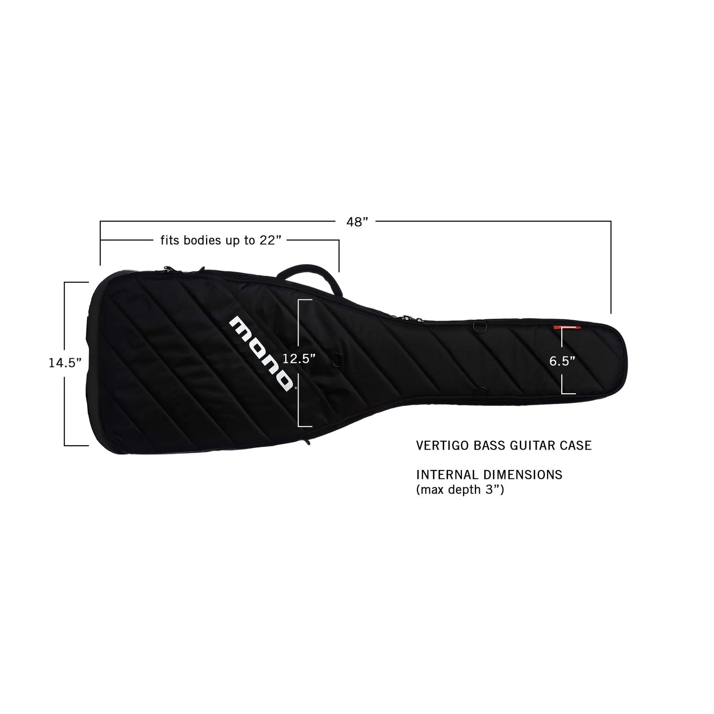 Mono M80 Vertigo Electric Bass Gig - Black