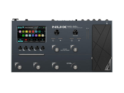 NUX MG50-LI Amp/Effect Modeler & Profiler w/Rechargeable Battery - Dark Blue