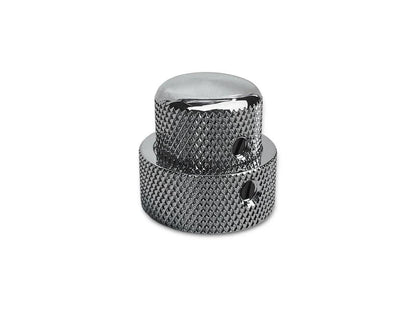 Allparts Stacked Concentric Knob Set - Chrome