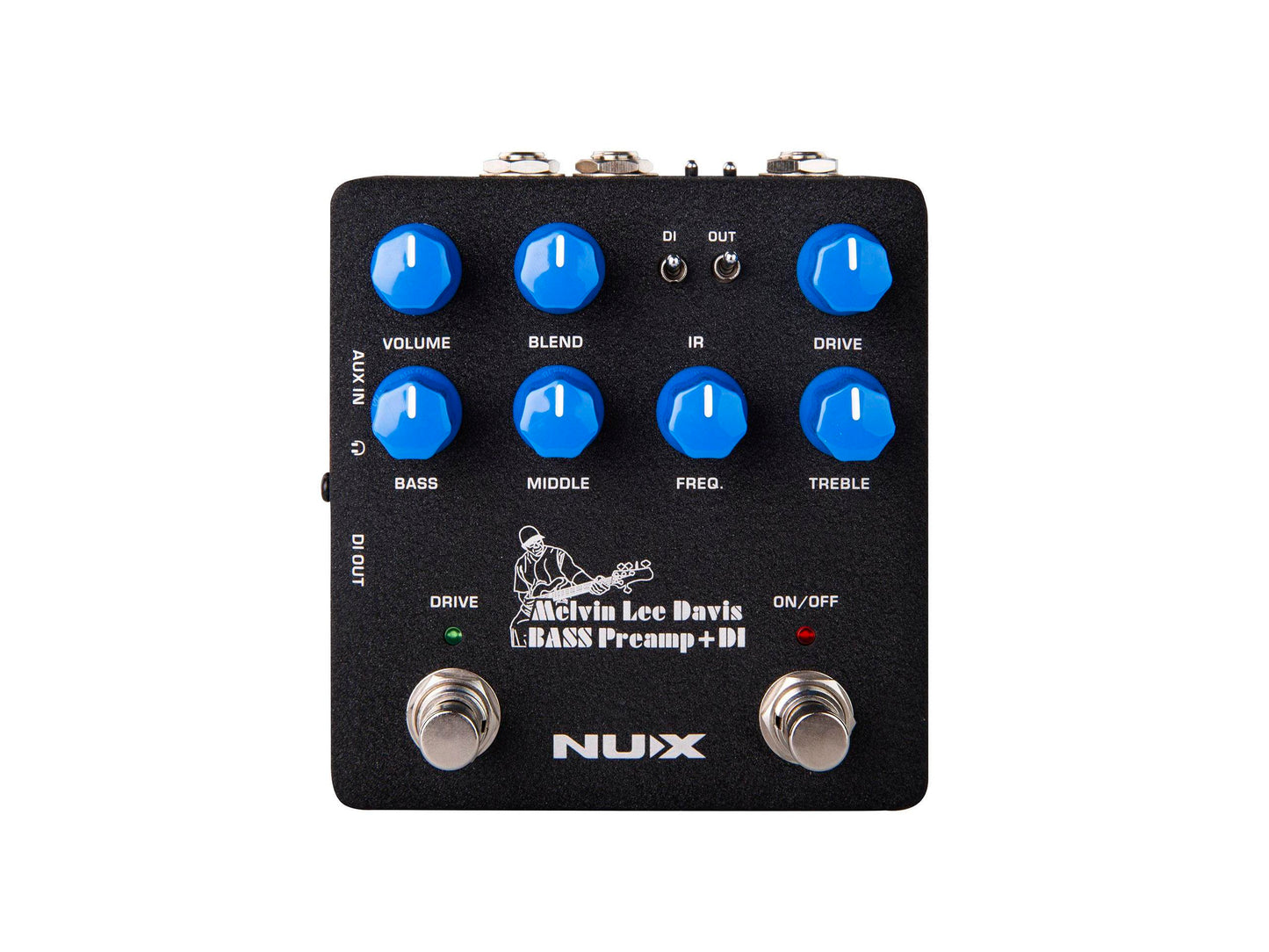 NUX Melvin Lee Davis Signature Bass Preamp/DI Pedal