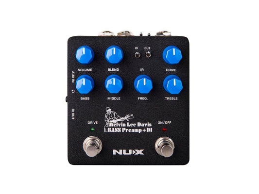 NUX Melvin Lee Davis Signature Bass Preamp/DI Pedal
