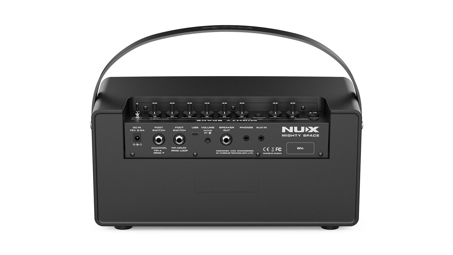 NUX Mighty Space Wireless Stereo Modeling Guitar/Bass Amplifier w/Bluetooth & Rechargeable Battery