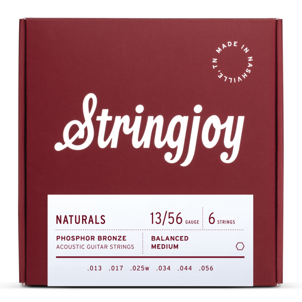 Stringjoy Naturals Phosphor Bronze Acoustic Guitar Strings