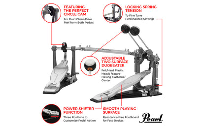 Pearl P-1032 Eliminator Solo Double Bass Drum Pedal
