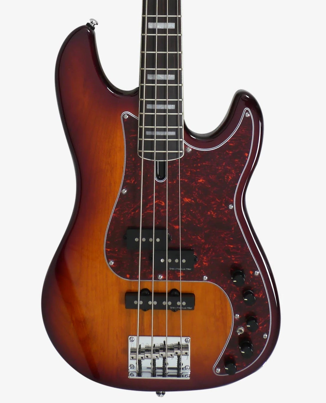 Sire Marcus Miller P7 Active 4 String PJ Bass Guitar - Tobacco Sunburst