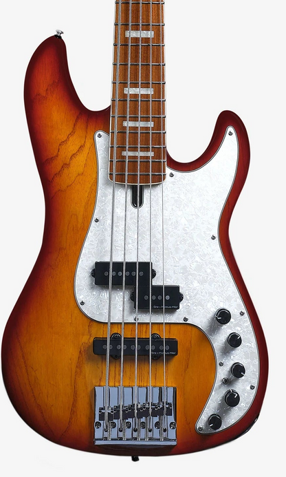 Sire Marcus Miller P8 Active 5-String Bass Guitar w/Gig Bag - Tobacco Sunburst