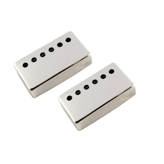 Allparts PC-0300 49.2 mm Humbucking Pickup Cover Set - Nickel