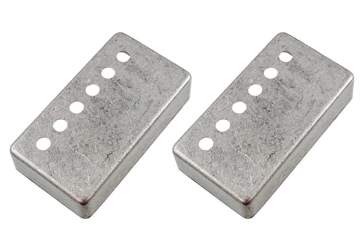 All Parts PC-6967 53mm Humbucker Pickup Covers - Antique Nickel