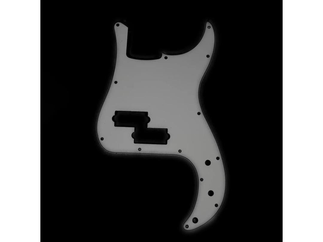 Allparts PG-0750 Pickguard For Precision Bass - 3-Ply White