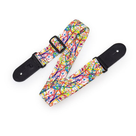 Profile Terylene Multi-Colour Printed Strap - Paint Splash