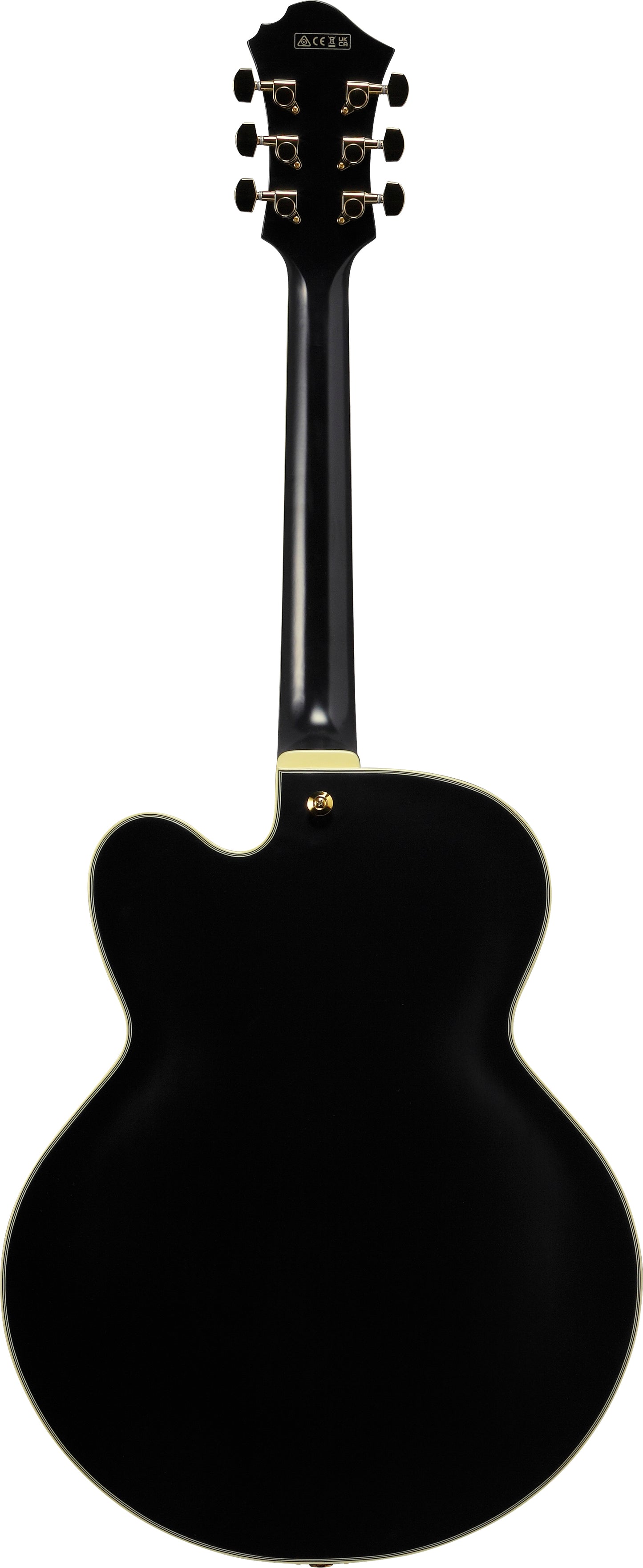 Ibanez PM3C Pat Methen Signature Hollow Body Electric Guitar w/CAse - Black Low Gloss