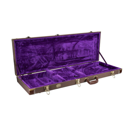 Profile PRC325 Electric Guitar Case - Brown Leather