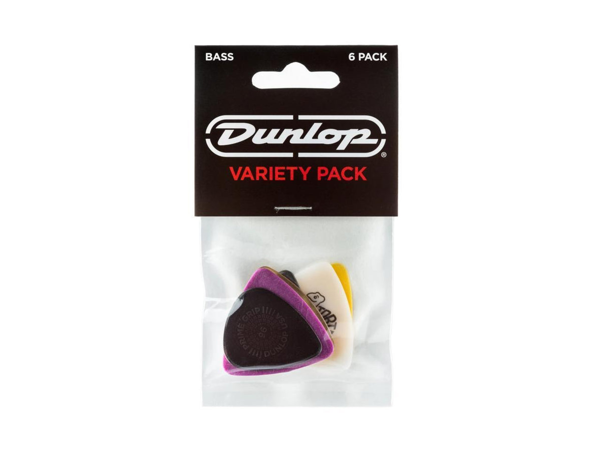 Dunlop PVP117 Bass Variety Pick Pack - 6 Pack