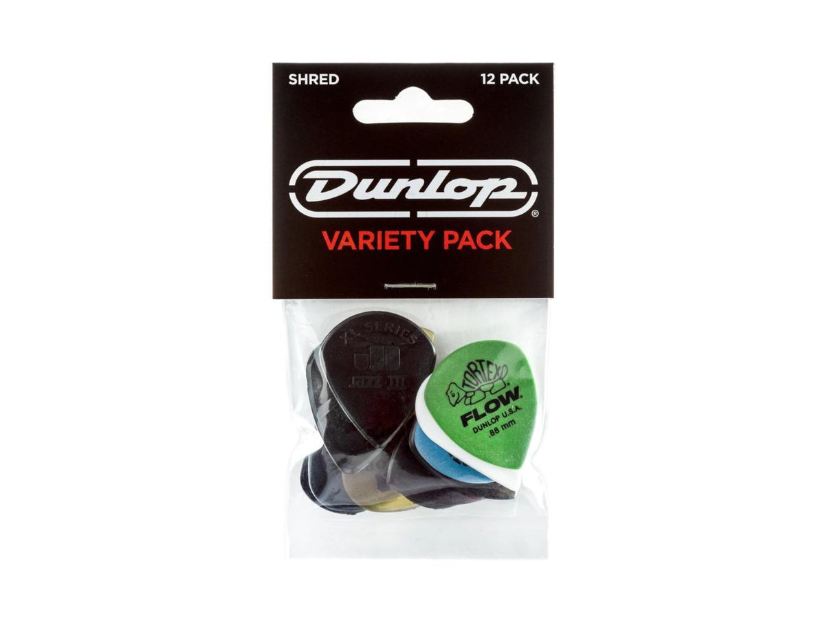 Dunlop PVP118 Shred Variety Pick Pack - 12 Pack