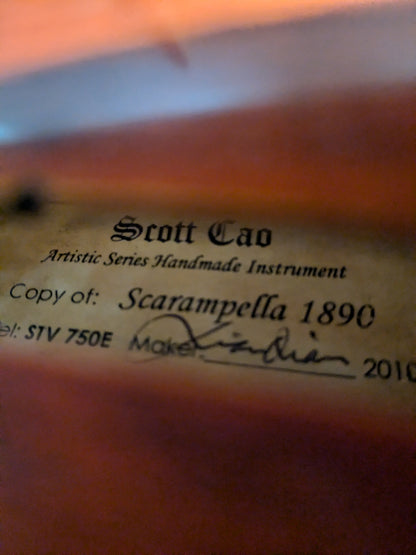 Scott Cao STV-750E "Scarampella" Violin W/Case (2010)