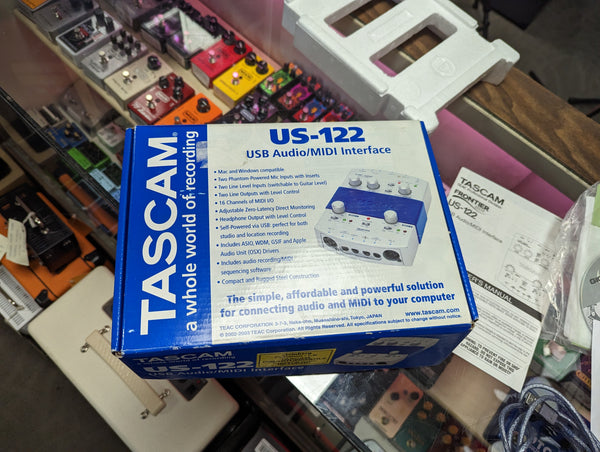 Tascam US-122 USB Audio/MIDI Interface (Used)