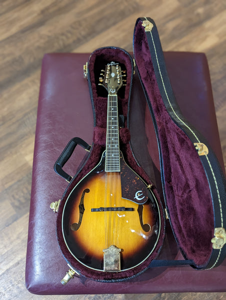Epiphone MM-30/AS Solid Top A-Style Mandolin w/Case (Used)