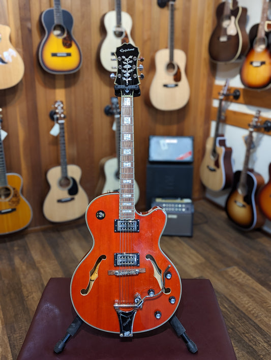 Epiphone Emperor Swingster Hollowbody Guitar w/Gig Bag - Sunrise Orange (2019)