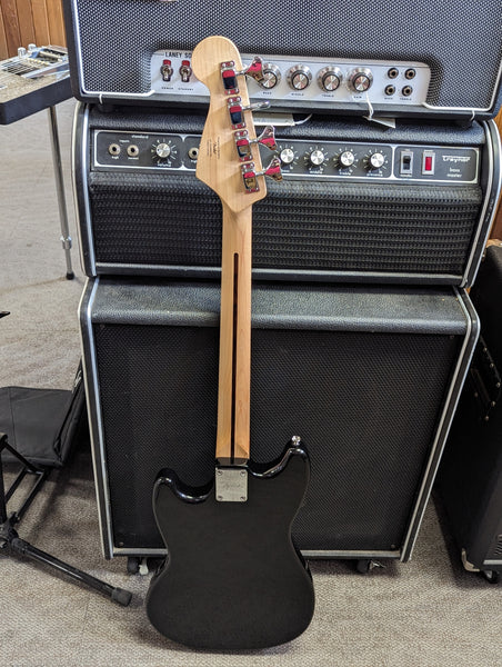 Squier Bronco Short Scale Bass Guitar - Black (2021)