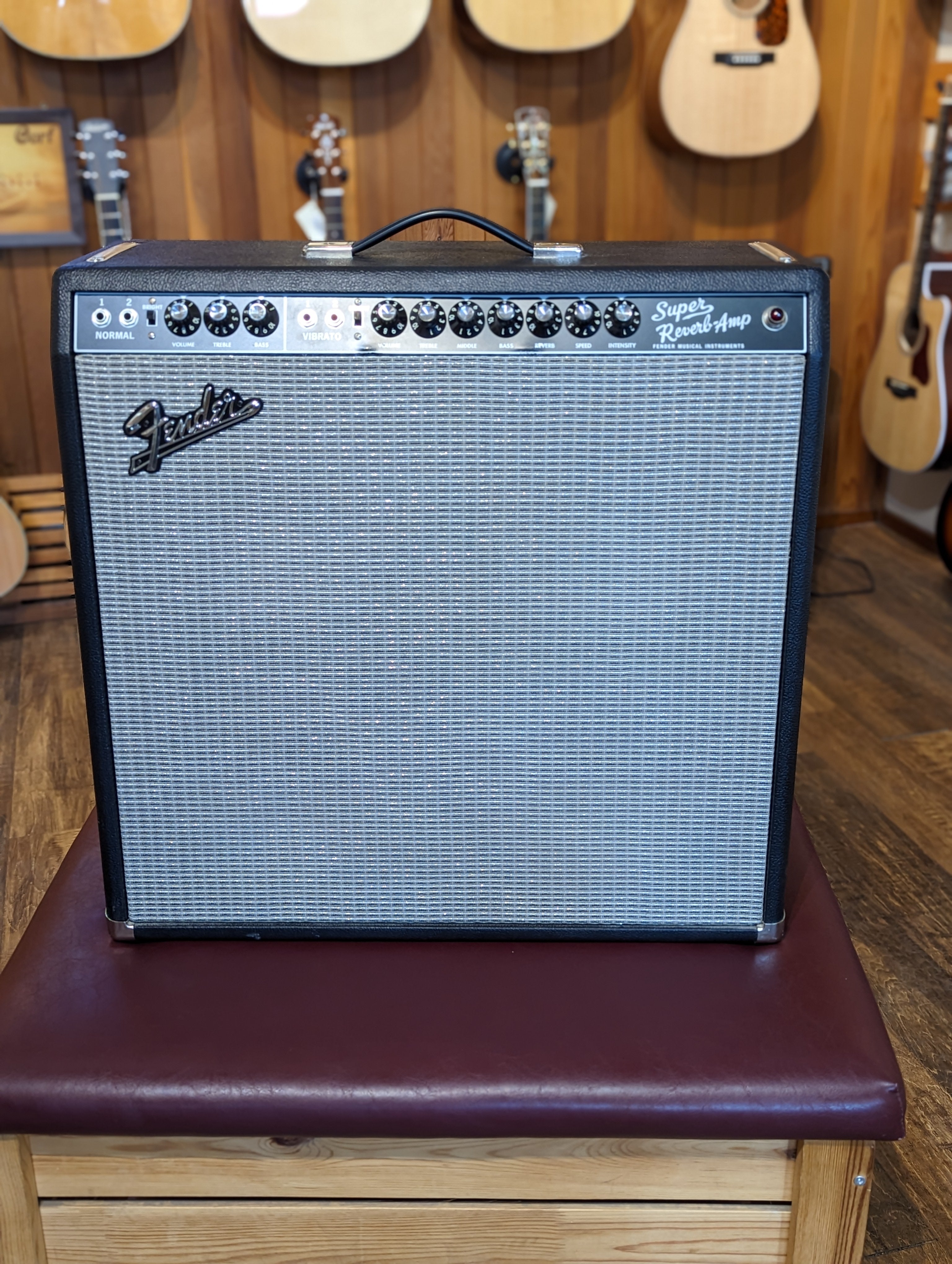 Fender '65 Super Reverb Reissue 45w 4x10 Combo Amp (2012) – Acoustic ...