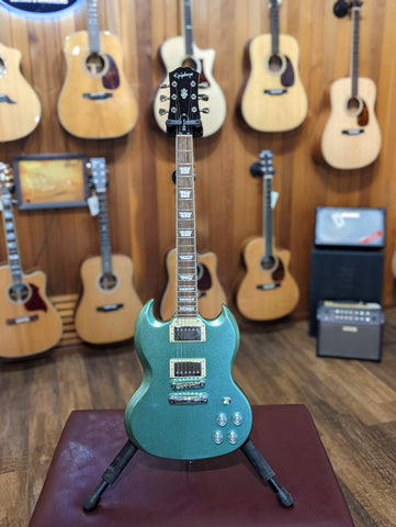 Epiphone SG Muse Electric Guitar w/Case - Wanderlust Green Metallic (2020)