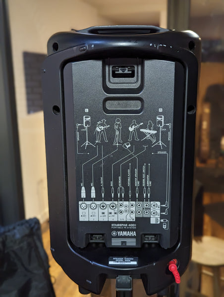 Yamaha StagePas 400i Portable PA System w/Stands & Carrying Bags (Used)