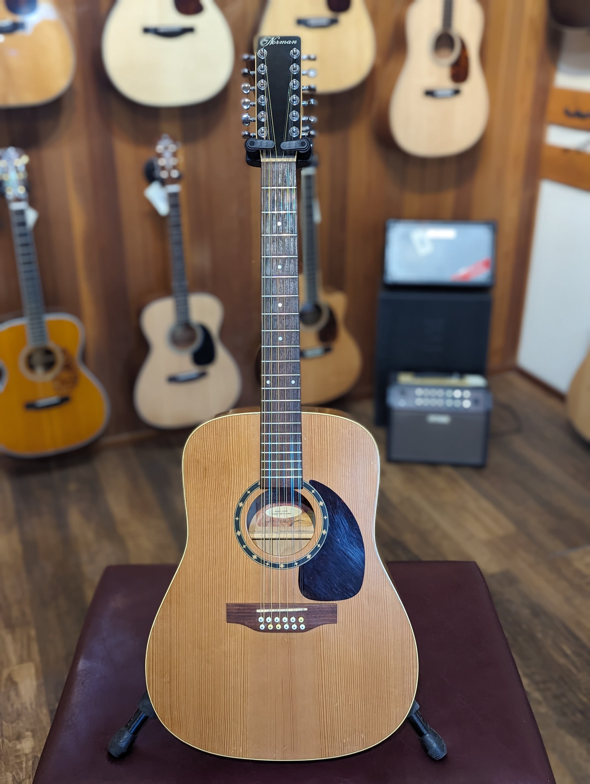 norman protege b18 cedar tobacco burst FOLK , Norman PROTEGE B18 CEDAR TOBACCO