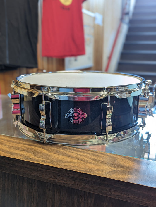 Ludwid Breakbeat 14"x5" Snare Drum - Black Sparkle (Used)