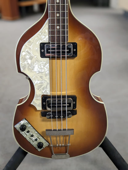 Hofner 500/1 Lefty Beatle Bass Mint Condition w/Hardshell Case(1987)