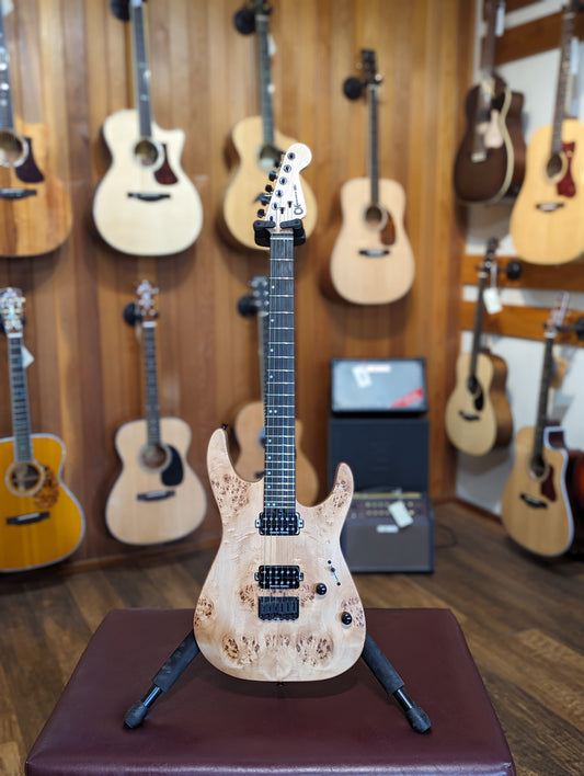 Charvel Pro-Mod DK24 Mahogany w/ Poplar Burl Top (2022)