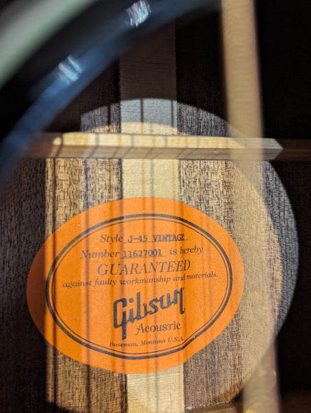 Gibson J-45 Vintage Acoustic Guitar w/Case (2017)