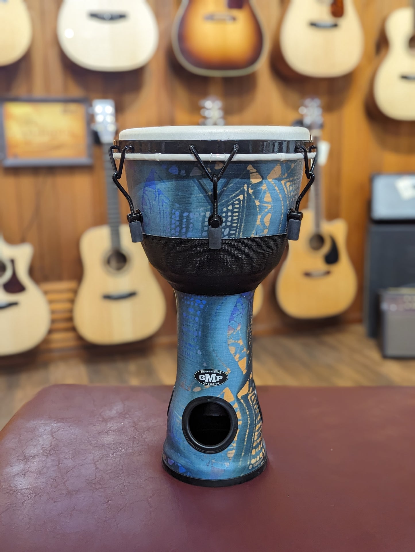 GMP 10" AirDrum Tuneable Composite Djembe (Baliku Blue)