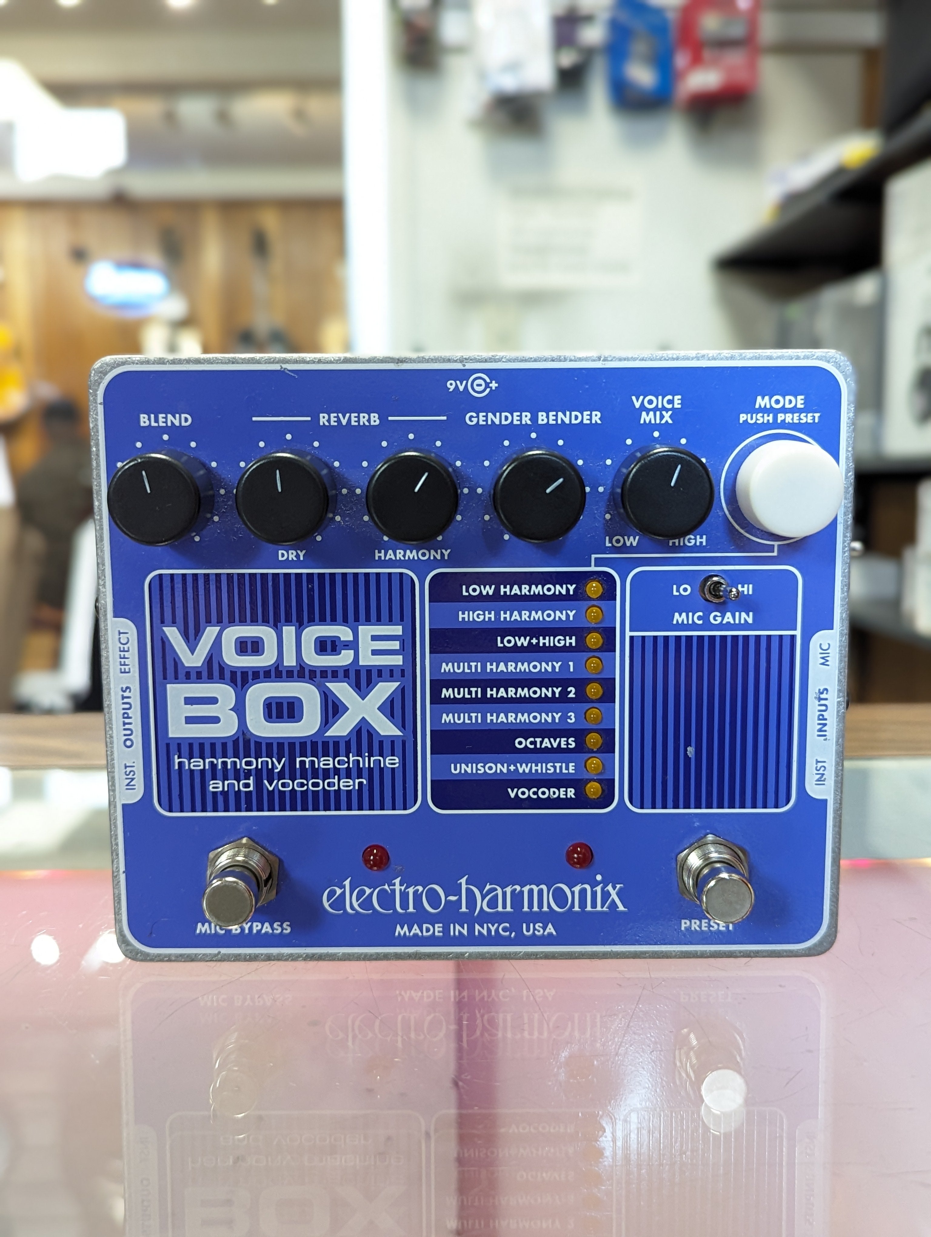 EHX Voice Box Vocal Harmony Machine/Vocoder (Used) – Acoustic Music Shop