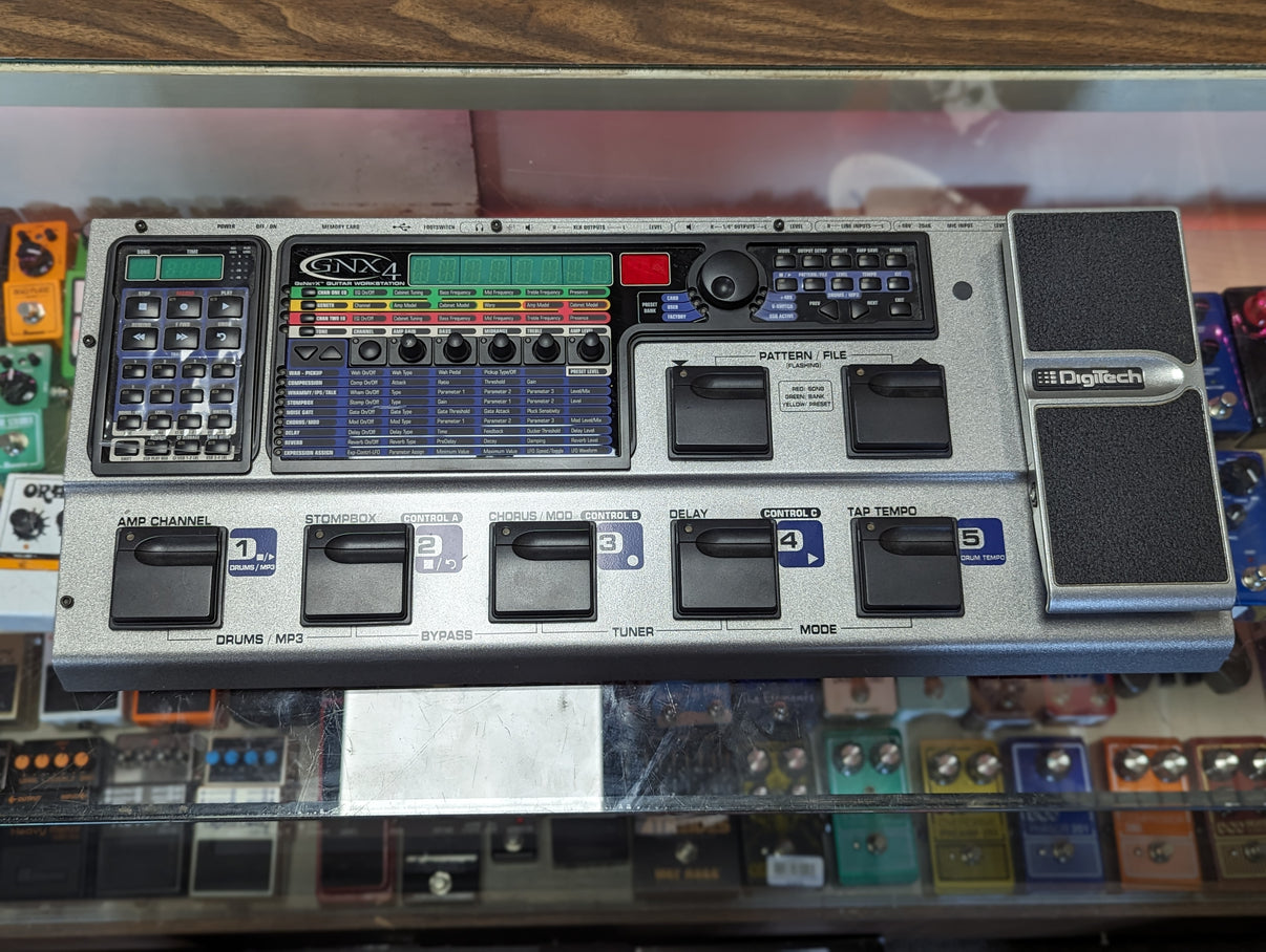 Digitech Multi Effect Digitech GNX4 Guitar Multi-Effects Workstation (Used) – Acoustic Music Shop