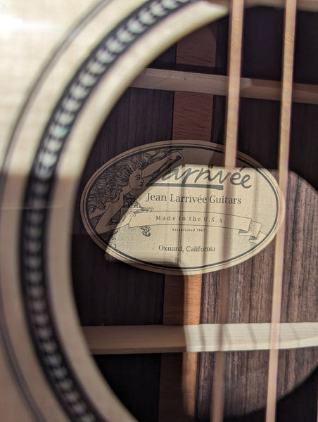 Larrivée D-60 JCL Special Dreadnought Acoustic Guitar w/Case (2022)