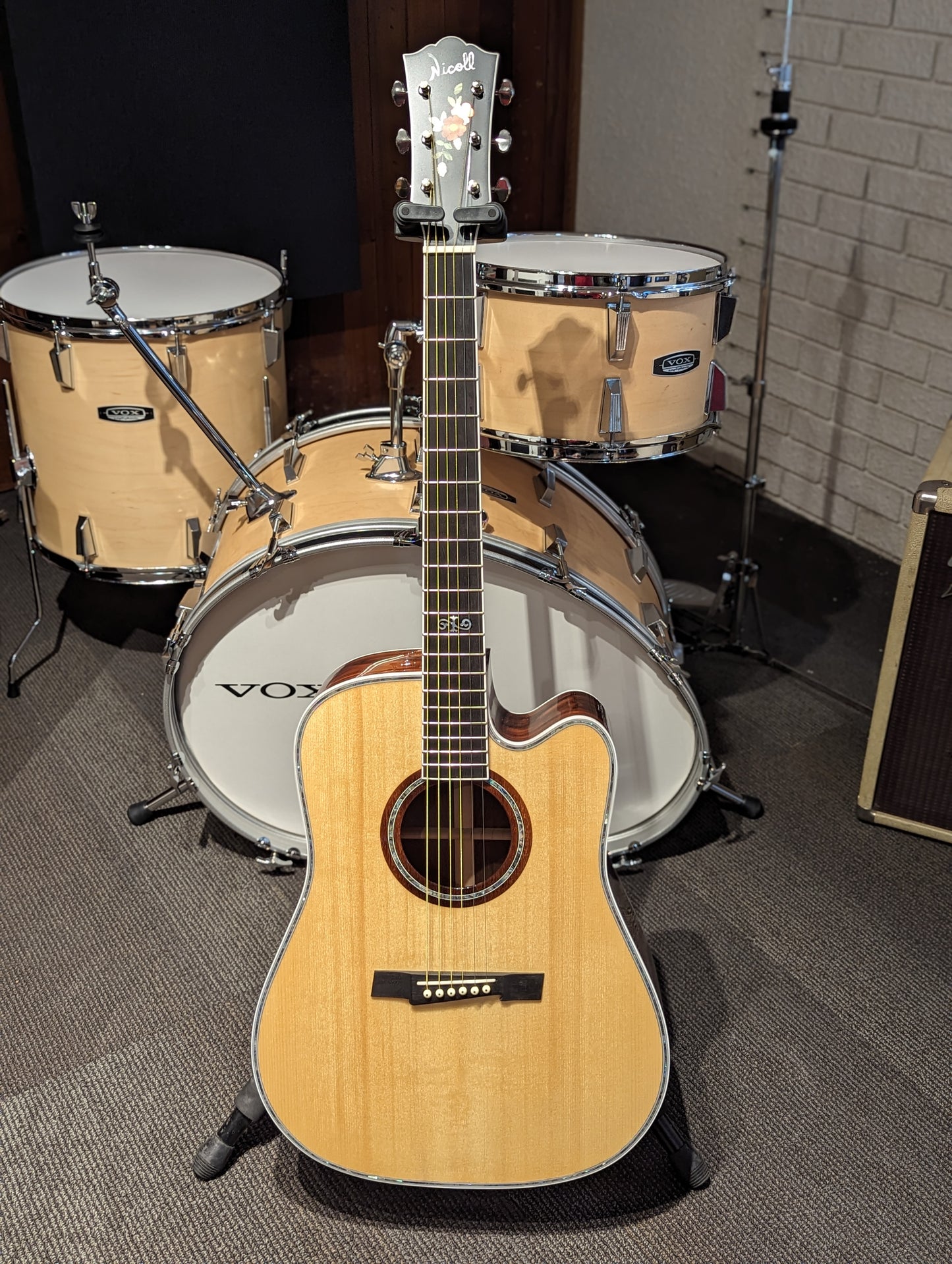 Nicoll Guitars Dreadnought Acoustic Guitar w/Mono Gig Bag (2022)