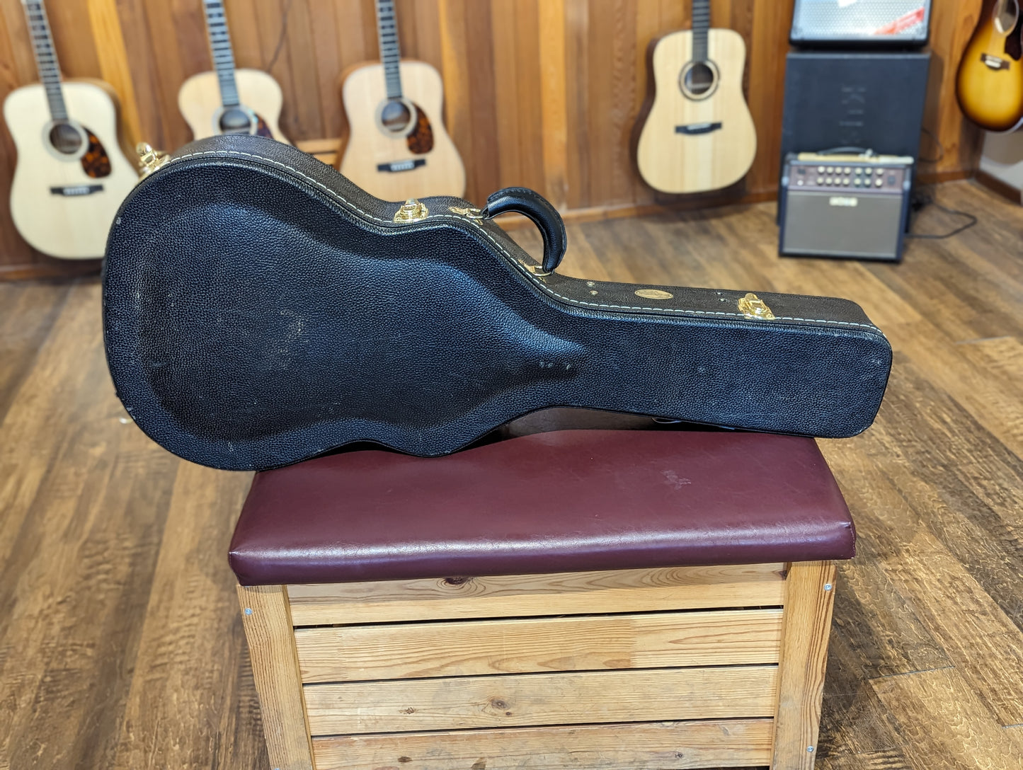 Regal RD-30M Studio Series Round Neck Resophonic Guitar w/Case - Natural Mahogany