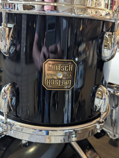 Gretsch USA Jasper Shell 5 Piece Drum Set - Piano Black (1990's)
