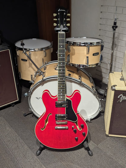 Eastman T386 Thinline Electric Guitar w/Case - Red (2023)