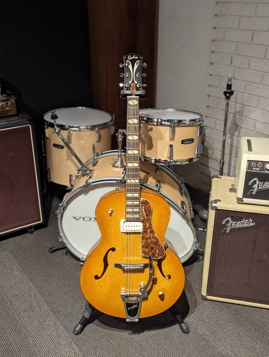 Godin Guitars 5th Avenue Jumbo P-Rail - Harvest Gold (Used)