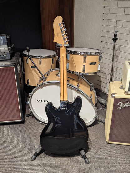 Squier Affinity Starcaster Semi-Hollow Electric Guitar - Black (2021)