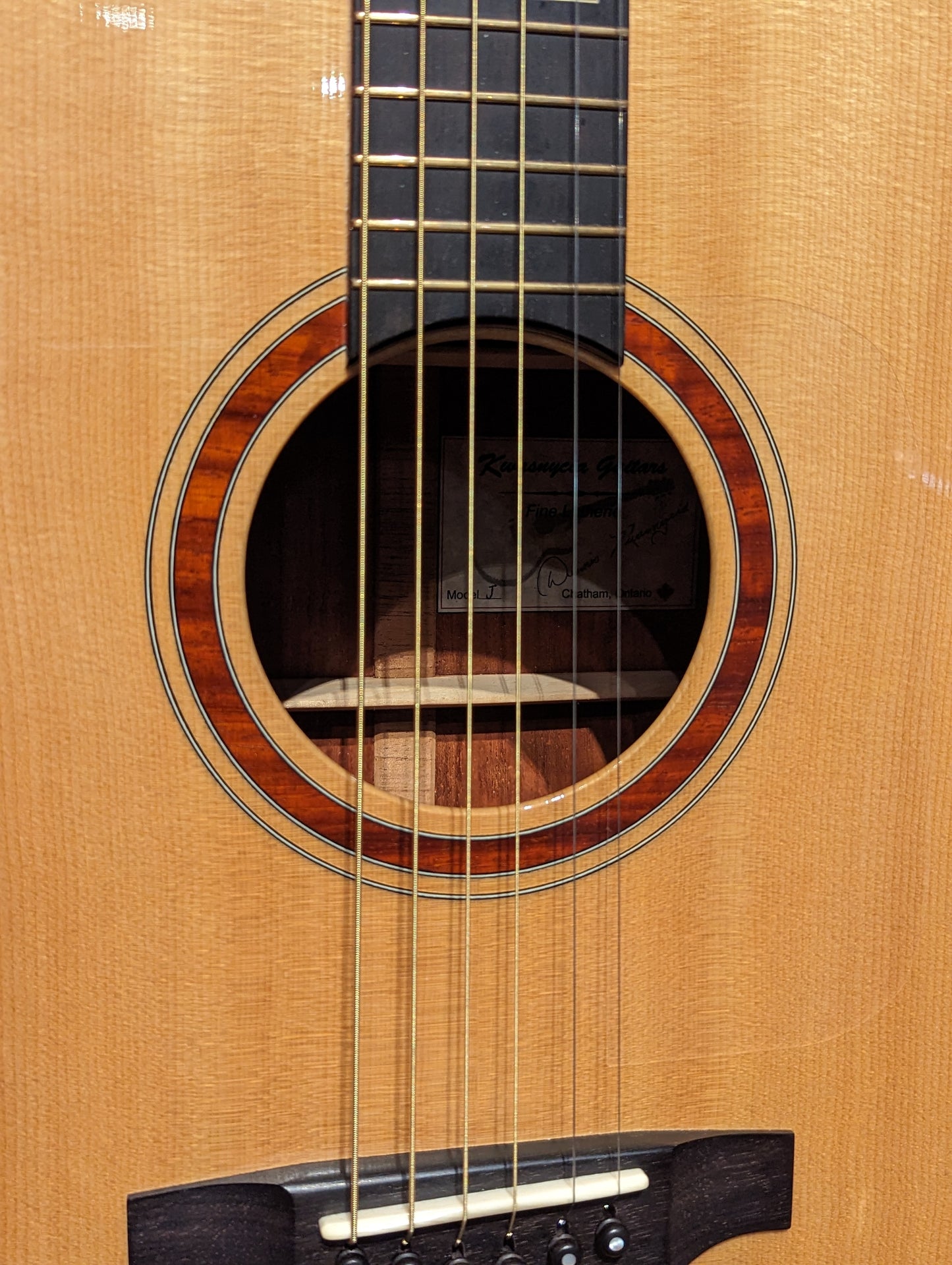 Kwasnycia Guitars Model J Jumbo Acoustic Guitar w/Case (2012)