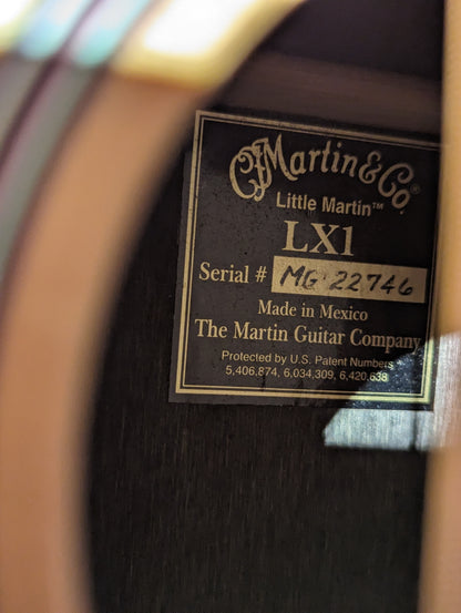 Martin LX1 Little Martin Acoustic Guitar w/Gig Bag (Used)