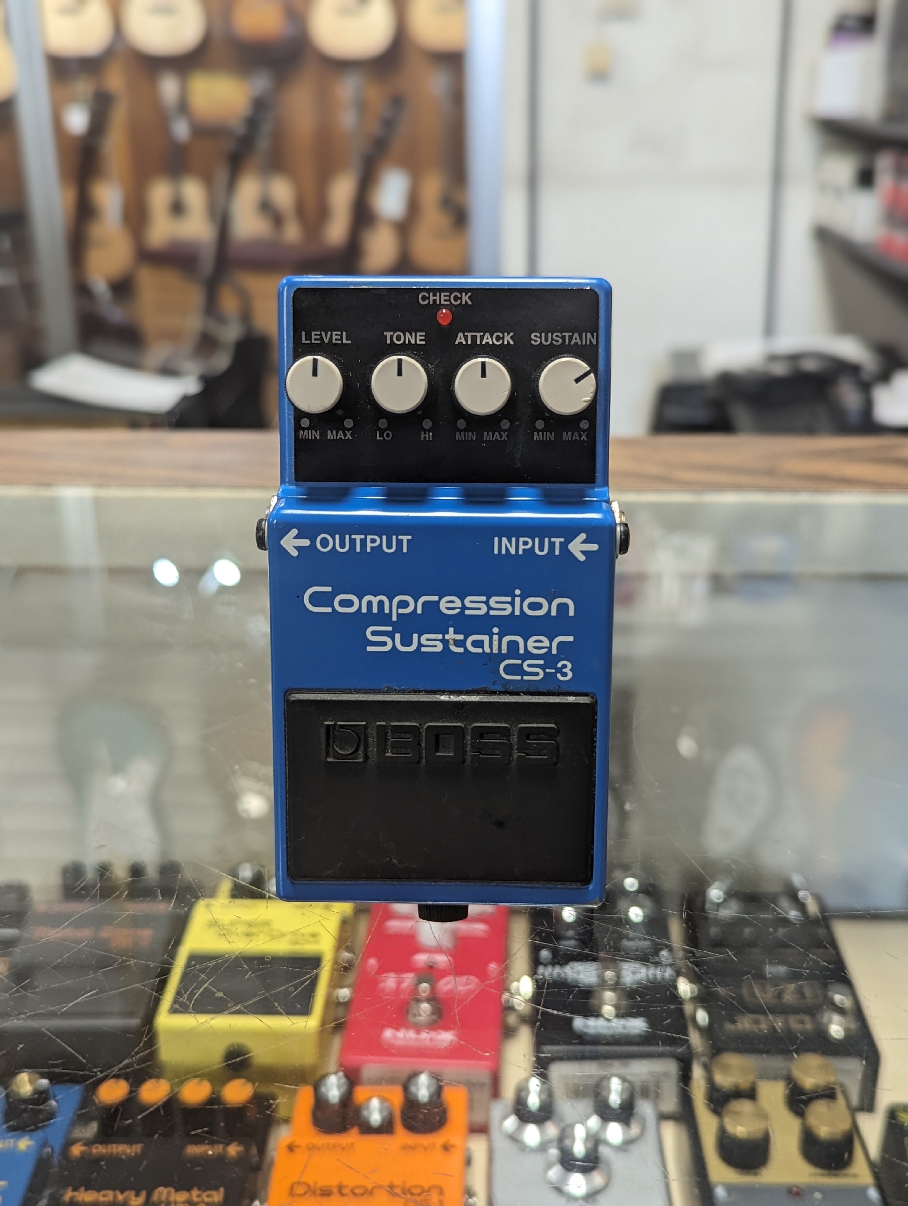 Compressor Sustainer Boss CS-3 Compression Sustainer (Used) – Acoustic Music Shop
