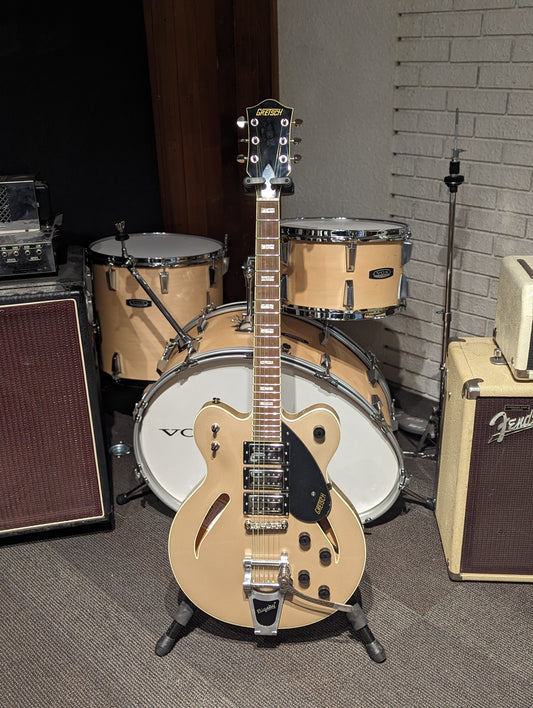 Gretsch G2627T Streamliner Center Block w/Bigsby & Case - FSR Shoreline Gold (2021)