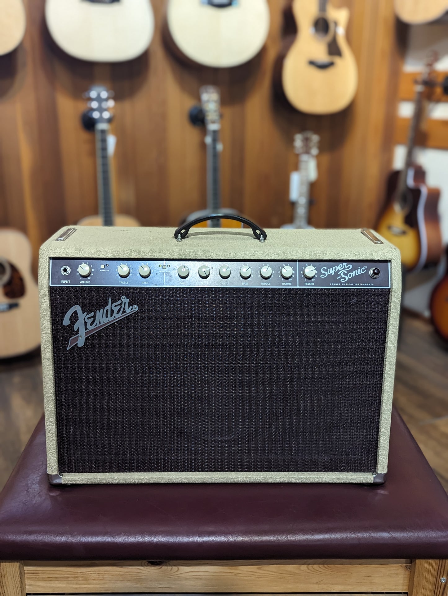 Fender Super-Sonic 22 1x12 22w Guitar Combo Amplifier - Blonde (2013)