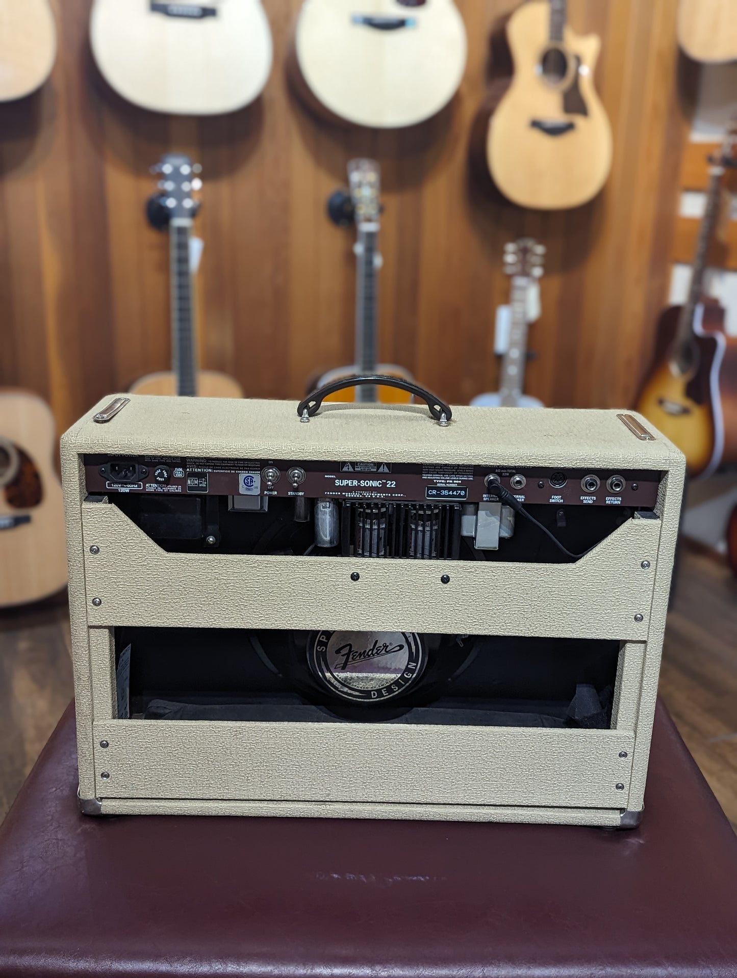 Fender Super-Sonic 22 1x12 22w Guitar Combo Amplifier - Blonde (2013)