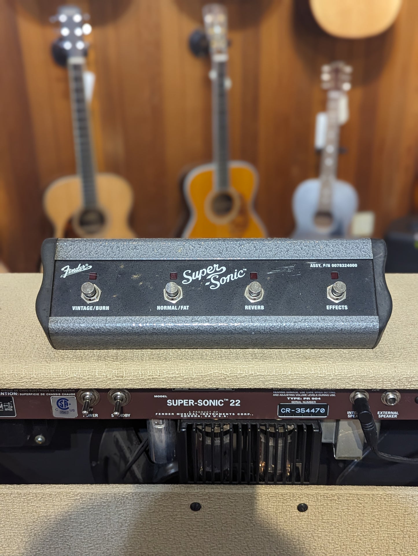 Fender Super-Sonic 22 1x12 22w Guitar Combo Amplifier - Blonde (2013)