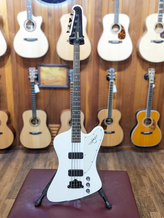 Epiphone Thunderbird Classic IV Pro Bass Guitar w/Case - Alpine White (2015)