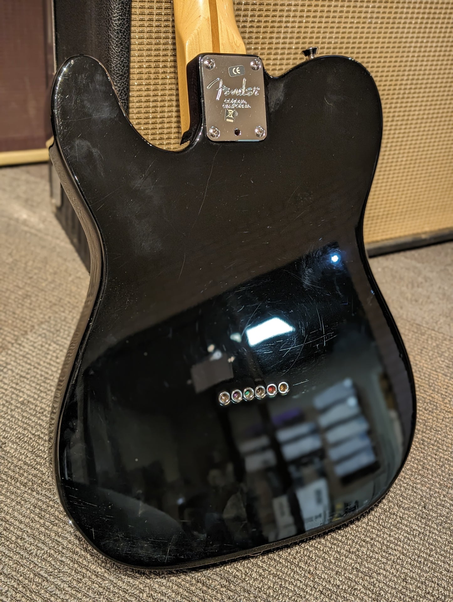 Fender American Series HS Telecaster w/Case - Black (2005)